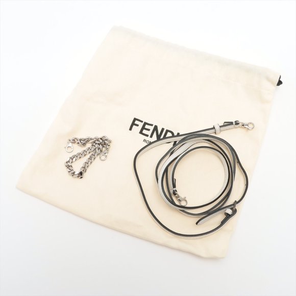 FENDI Leather Micro Monster Baguette Crossbody/Clutch Bag - Picture 11 of 11